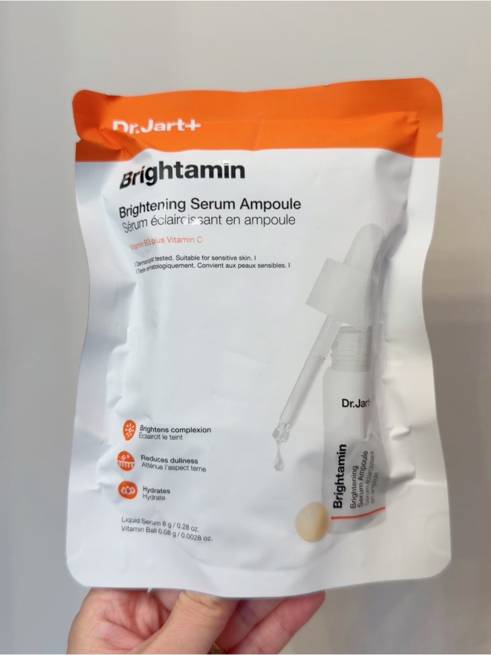 NIB Dr.Jart+ Brightamin Brightening Serum Ampoule with Vitamin C & Niacinamide